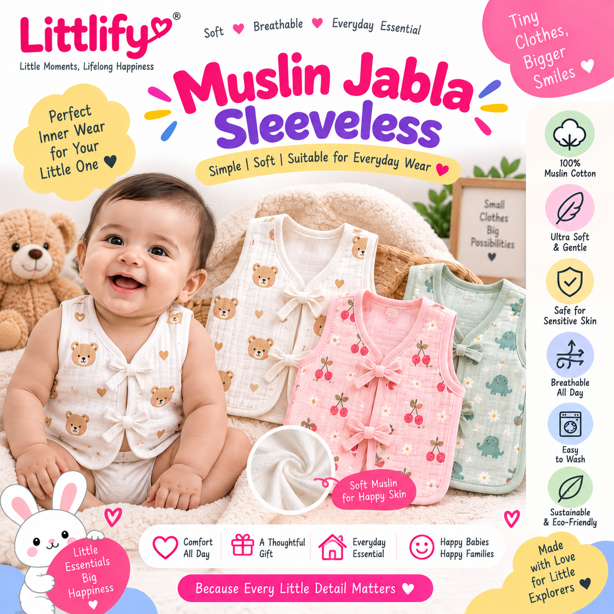 Muslin Jabla