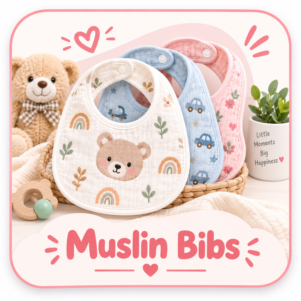 Muslin Bibs